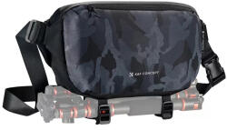 K&F Concept Alpha Sling 10L, fotós oldaltáska, fekete szürke, terepminta, camuflage (KF-13-157V4) - mikrosat