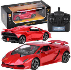 Inlea4Fun RC Távirányítós autó Lamborghini - Piros (JO-RC0586 CZ)