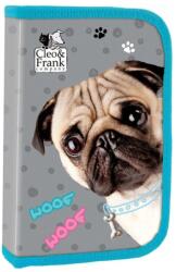 DERFORM Penar neechipat Cleo & Frank 28, 1 fermoar, Motiv pug (PJCF28) Penar