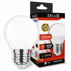 ZELUX Led Mini Globe G45 6W E27 3000K Mini Gömb (ZXMG6E27WWW)