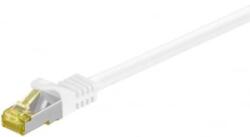 Goobay S/FTP CAT 6A patch kábel 2m fehér (91093) (91093)