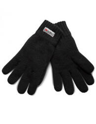 K-UP Uniszex kesztyű K-UP KP426 Thinsulate Knitted Gloves -L/XL, Black
