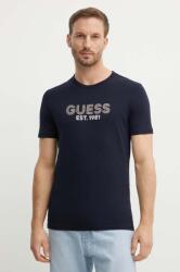 Guess tricou barbati, culoarea albastru marin, cu imprimeu, M4YI30 J1314 9BYH-TSM05S_59X (M4YI30.J1314)