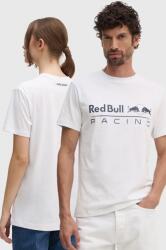 Red Bull Racing x Pepe Jeans Pepe Jeans tricou din bumbac Red Bull Racing x Pepe Jeans culoarea alb, cu imprimeu, RU500005 9BYH-TSU045_00X (RU500005)