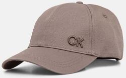 Calvin Klein șapcă de baseball din bumbac culoarea bej, cu imprimeu, K60K612000 PPYH-CAD076_08M (K60K612000)