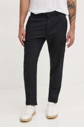 JOOP! pantaloni barbati, culoarea negru, drept, 30043189 9BYH-SPM04H_99X