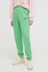 American Vintage pantaloni de trening culoarea verde, melanj PPYH-SPD0RM_70X