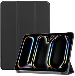 Gigapack IPAD Pro 13 (2025) / Pro 13 (2024) GIGAPACK Tok álló, bőr hatású aktív FLIP, asztali tartó, FEKETE GP-160368 (GP-160368)