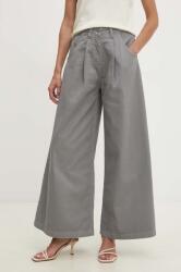 Answear Lab jeansi femei, culoarea gri BMYH-SJD02D_90X