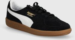 PUMA sneakers din piele intoarsă Palermo Cobalt Glaze culoarea negru, 396463 9BYX-OBU0F6_99X