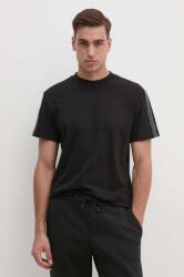 Calvin Klein Jeans tricou din bumbac barbati, culoarea negru, cu imprimeu, J30J325653 9BYH-TSM00D_99X