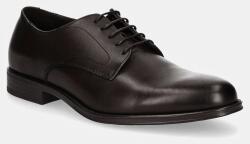 Hackett London pantofi de piele DUKE MASTER barbati, culoarea maro, HMS21407 9BYH-OBM2IZ_89X