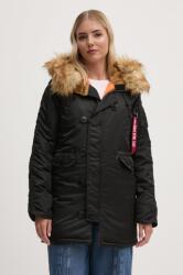 Alpha Industries geaca N-3B VF 59 Wmn femei, culoarea negru, de iarna, 113007 9BYH-KUD0H8_99X