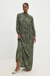 ANSWEAR rochie culoarea verde, maxi, evazati BMYH-SUD09K_77X