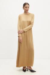 ANSWEAR rochie culoarea bej, maxi, dreaptă BMYH-SUD093_80X (83262.ims)