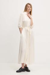 ANSWEAR rochie culoarea bej, maxi, dreaptă BMYH-SUD040_01X (d883.ims)