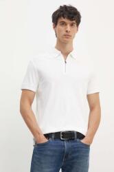 Tommy Hilfiger polo de bumbac culoarea alb, neted PPYH-POM07H_00A