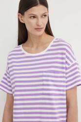 Marc O'Polo tricou din bumbac DENIM femei, culoarea violet, 5000005152 9BYH-TSD07F_45A (5000005152)