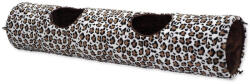 MAGIC CAT Tunnel Magic Cat pluș, model leopard 120x24cm (453-20123)