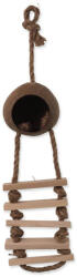 EPICPET Cabana de nucă de cocos Epic Pet cu o scară de lemn pe frânghie 45 cm (442-23055)