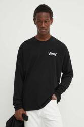 Won Hundred longsleeve din bumbac culoarea negru, cu imprimeu, 3146-12063 9BYH-BUM00K_99X (3146.12063)