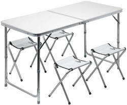Cattara Set pliabil masa + 4 scaune double Cattara gri (TT13488) - efistore
