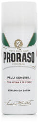 Proraso Spumă de ras Travel pentru piele sensibila White Ceai verde (Shaving Foam) 50 ml