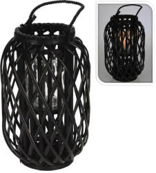 PROGARDEN H&S Collection Felinar, 40x26 cm, negru, bambus 438002020 (443160)