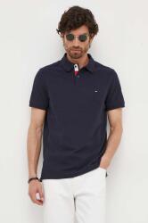 Tommy Hilfiger polo de bumbac culoarea albastru marin, neted 9BYX-POM00A_59X (MW0MW31684)