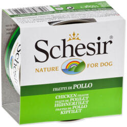 Schesir Hrana umeda caine, File de pui in aspic 150 g | Schesir Schesir Dog Pui fillet 150 g