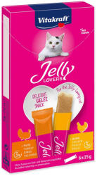 Vitakraft Delicatese de pui și curcan Vitakraft Jelly Lovers 6x15g (493-2459470)