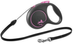 flexi Leash Flexi Black Design cablu S roz 5m (194-9016)
