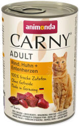 Animonda Can Animonda Carny Adult carne de vită, pui și inimă de rață 400g (B3-83722)