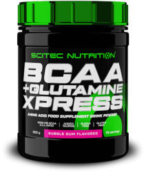 Scitec Nutrition BCAA + Glutamine Xpress (300 g, Gumă de Mestecat)