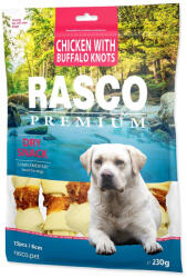 Rasco Rasco delicatețe piele de bivol învelită în carne de pui, noduri 6cm 230g (1704-17017)