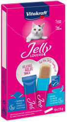 Vitakraft Jelly Lovers delicatesă de somon și cod 6x15g (493-2459471)