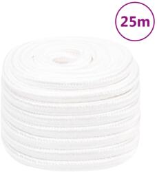 vidaXL teljesen fehér polipropilén hajókötél 20 mm 25 m (152579)
