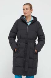 Jack Wolfskin geaca de puf femei, culoarea negru, de iarna 9BYX-KUD1EN_99X