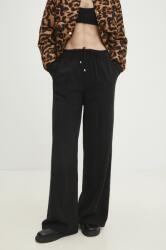 Answear Lab pantaloni femei, culoarea negru, drept, high waist BMYH-SPD01K_99X (241620.th)