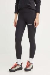 Jack Wolfskin leggins sport Klintal femei, culoarea negru, neted, 1508901 9BYH-LGD06F_99X