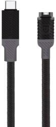 TACTICAL Recce 3.20 - Garmin sportóra töltő, fekete/szürke, Type-C (USB-C) szövet kábellel - tokgalaxis