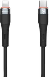 Nillkin FlowSpeed USB Type-C Apa - Lightning Apa Adat és Töltő Kábel - Fekete