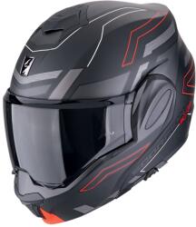 Scorpion Cască de motocicletă rabatabilă Scorpion EXO-TECH EVO CONQUER negru-rosu mat (SCRP118-487-24)