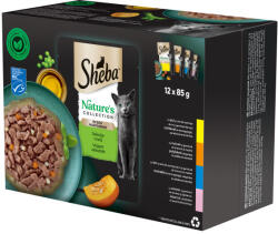 Sheba 12x85g Nature's Collection Vegyes választék Mártásban - krizsopet