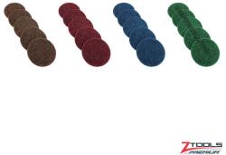 Z-TOOLS PREMIUM gyorsrögzítésű vlies tárcsa Ø75 mm, nagyon finom (zöld) (011003-0011)