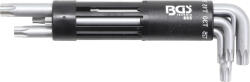 BGS technic Technic Derékszögű kulcs készlet extra hosszú T-profil (Torx) T10 furattal - T50 8 darabos (BGS-805) (BGS-805)