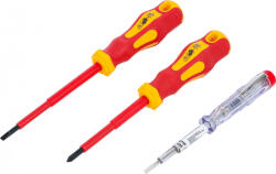 BGS technic BGS Technic VDE szigetelt csavarhúzó készlet 3 darabos (BGS-35810) (BGS-35810)