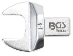 BGS technic Technic Villásfej nyomatékkulcshoz 14 mm Befogó 9 x 12 mm (BGS-6900-14) (BGS-6900-14)