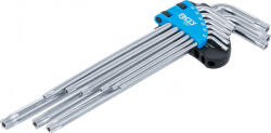 BGS technic Technic Derékszögű kulcs készlet extra hosszú TS-profil (Torx Plus) TS10 - TS50 9 darabos (BGS-777) (BGS-777)