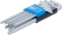BGS technic Technic Derékszögű kulcs készlet T-profil (Torx) gömbfejes T10 - T50 9 darabos (BGS-818) (BGS-818)